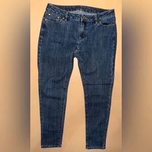 Michael Kors Women’s Izzy Skinny Blue Jeans; MK logo; Size 4 P